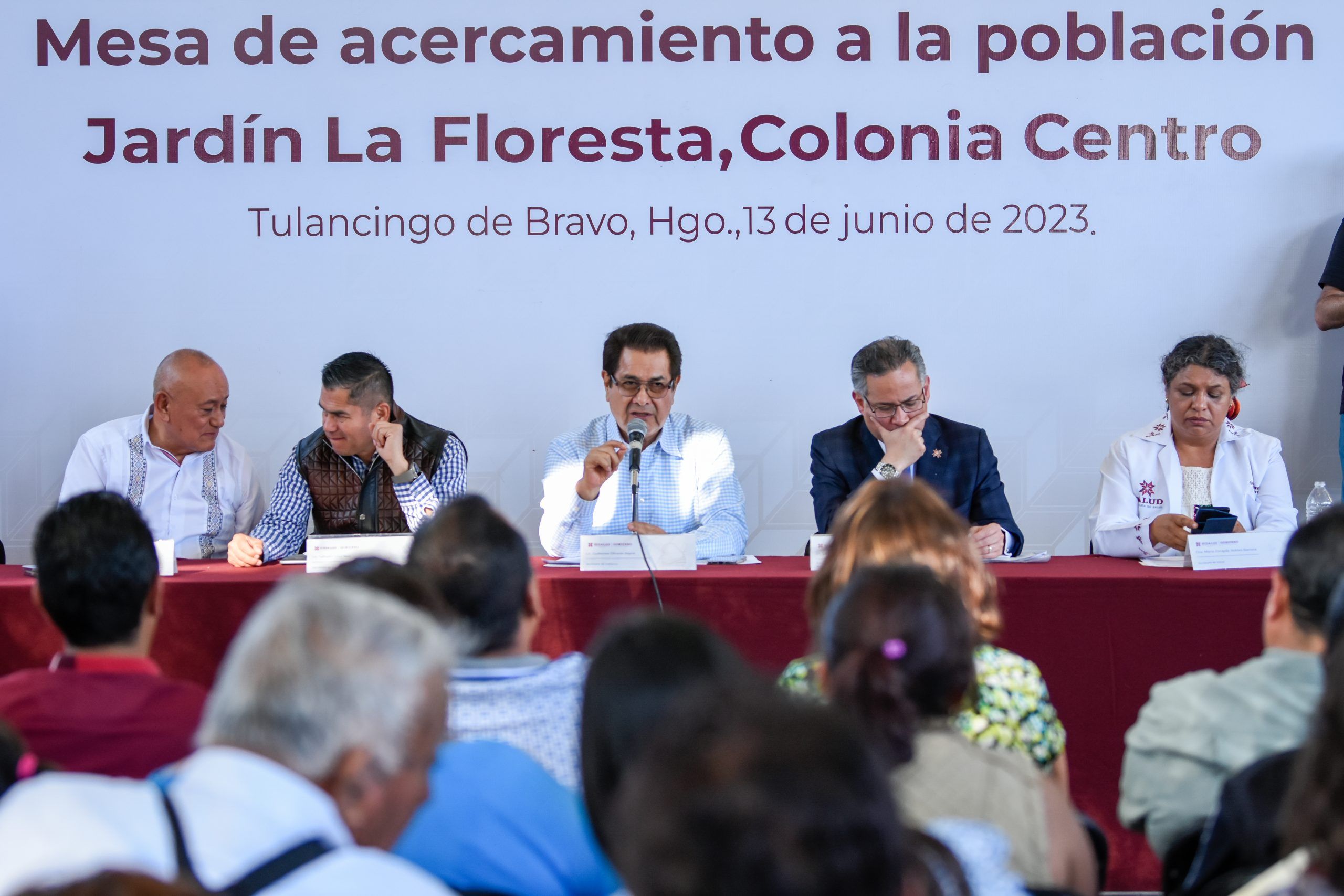 Realizan Mesa de Acercamiento a población en Tulancingo