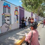 Premian a los tres primeros lugares del encuentro de murales “El color de la ciencia”, convocado por la UPP