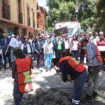SIPDUS da banderazo a camino empedrado y anuncia 2 obras más en Pueblo Mágico