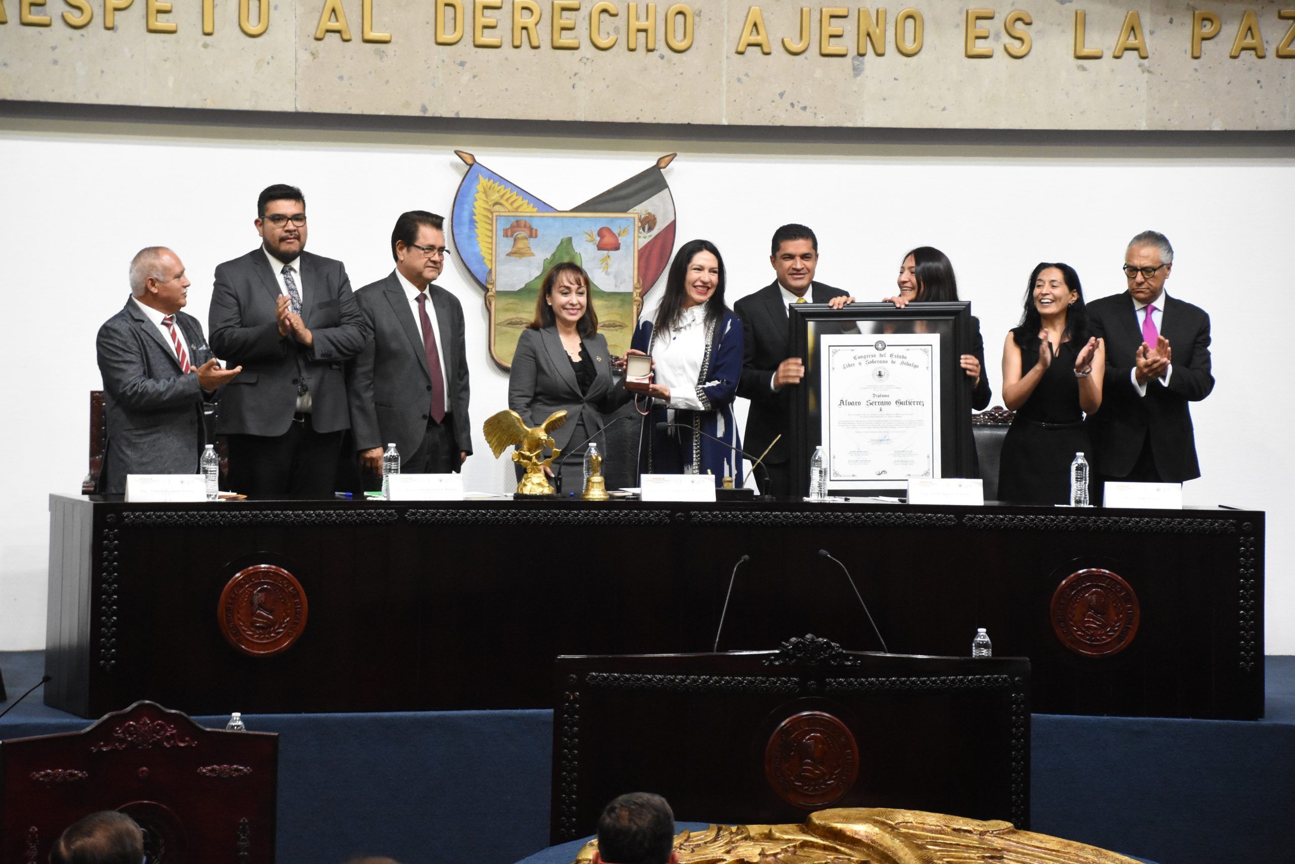 Otorga Congreso de Hidalgo reconocimiento a destacados hidalguenses