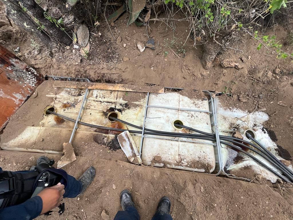 Desmantela Policía Estatal puntos de almacenamiento de hidrocarburo 