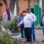 Menchaca Salazar supervisa rehabilitación del Parque de los Hombres Ilustres