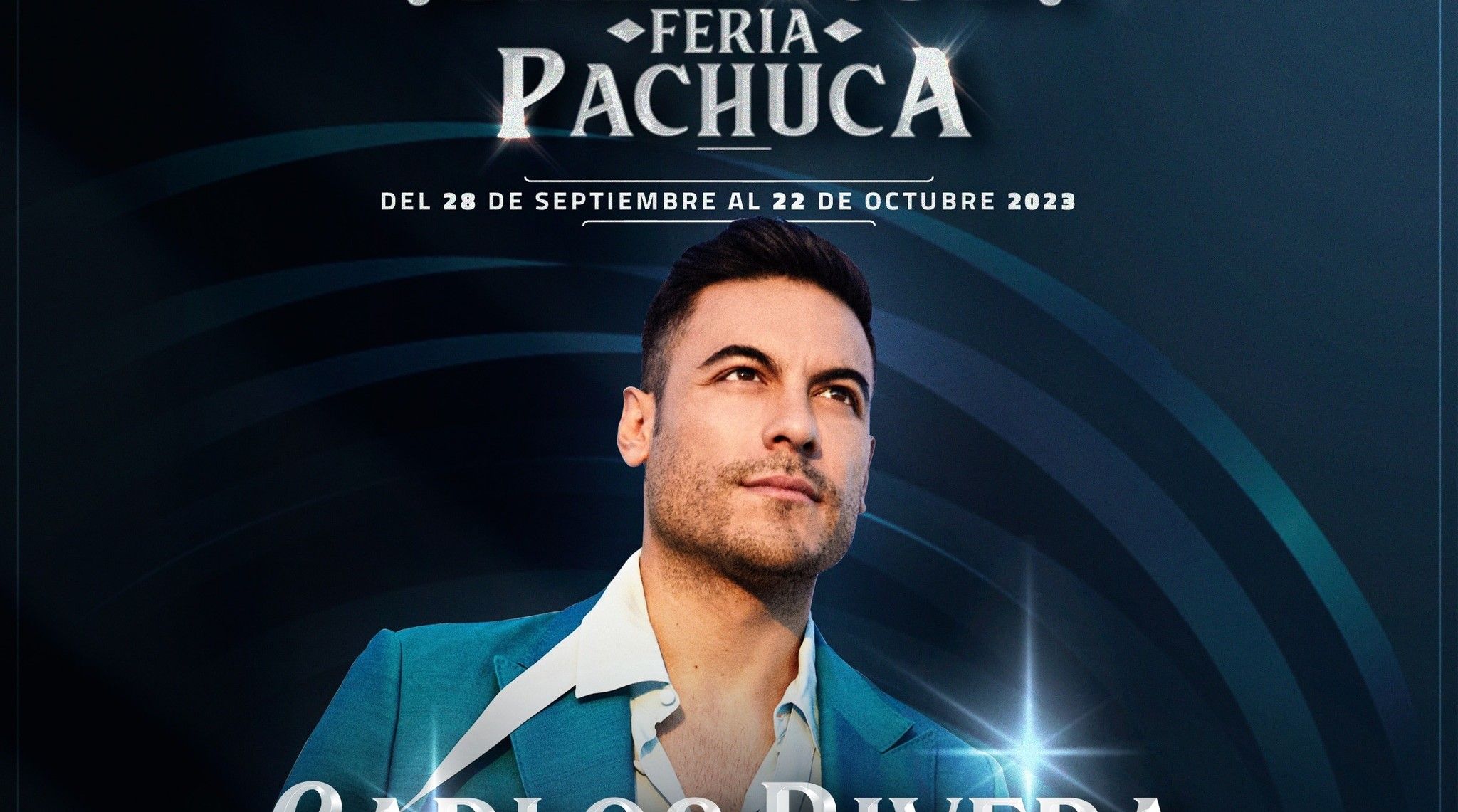 Carlos Rivera, segundo artista confirmado para el Palenque Pachuca 2023