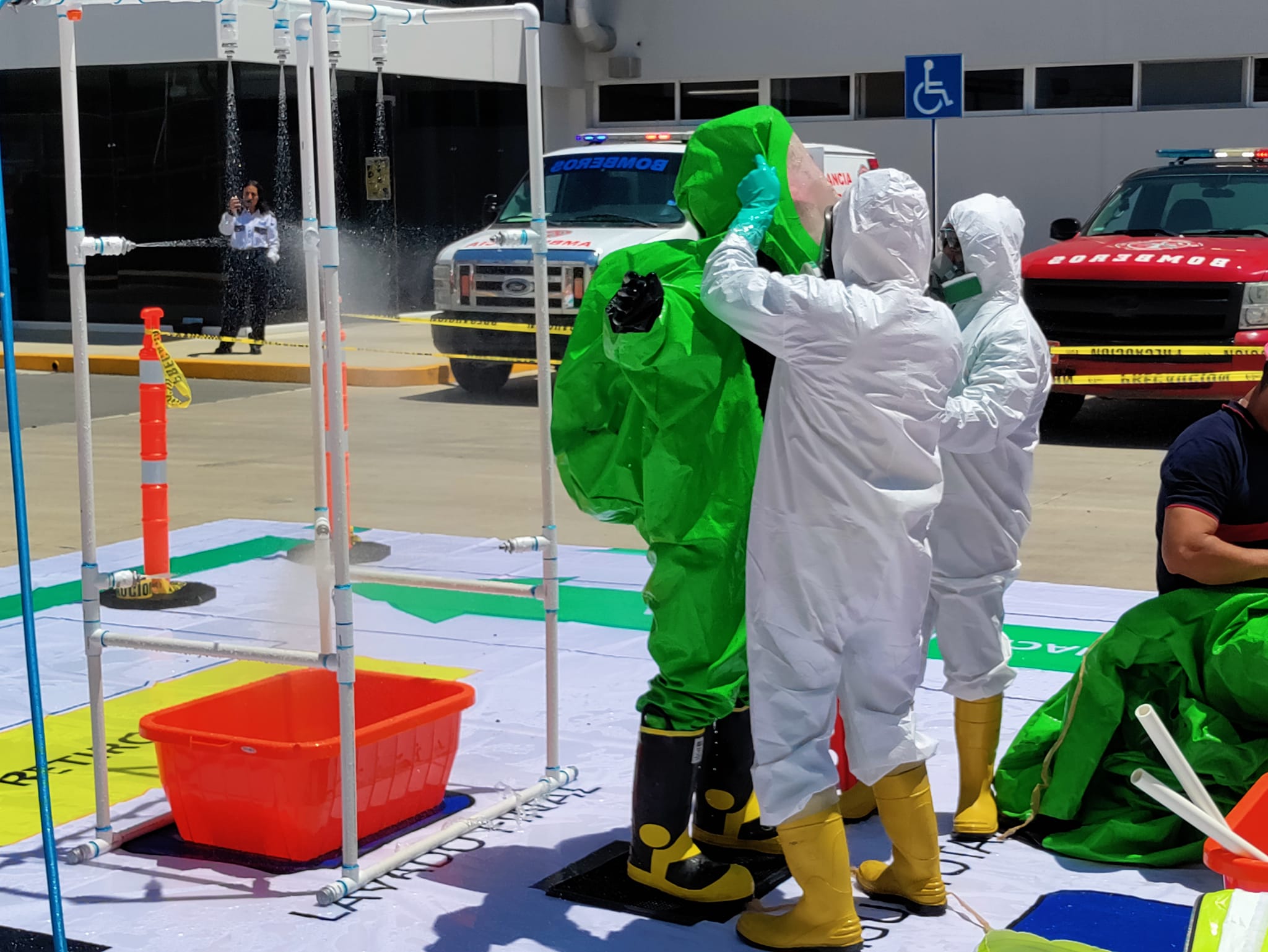En Tizayuca, hacen macrosimulacro de emergencia química