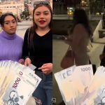 Tiktoker regala 20 mil pesos en calles de Pachuca
