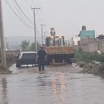 Dejó lluvia anegamientos en zona metropolitana de Pachuca