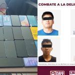 Recuperan 54 celulares robados a tienda de Pachuca; 4 detenidos