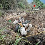 Repara Caasim fuga en línea de conducción, en Mineral de la Reforma