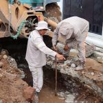 Repara Caasim fuga en Venta Prieta; afectará suministro de agua