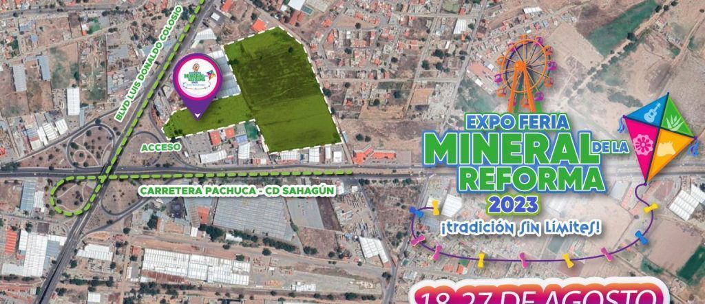 Cambian ubicación de Feria Mineral de la Reforma