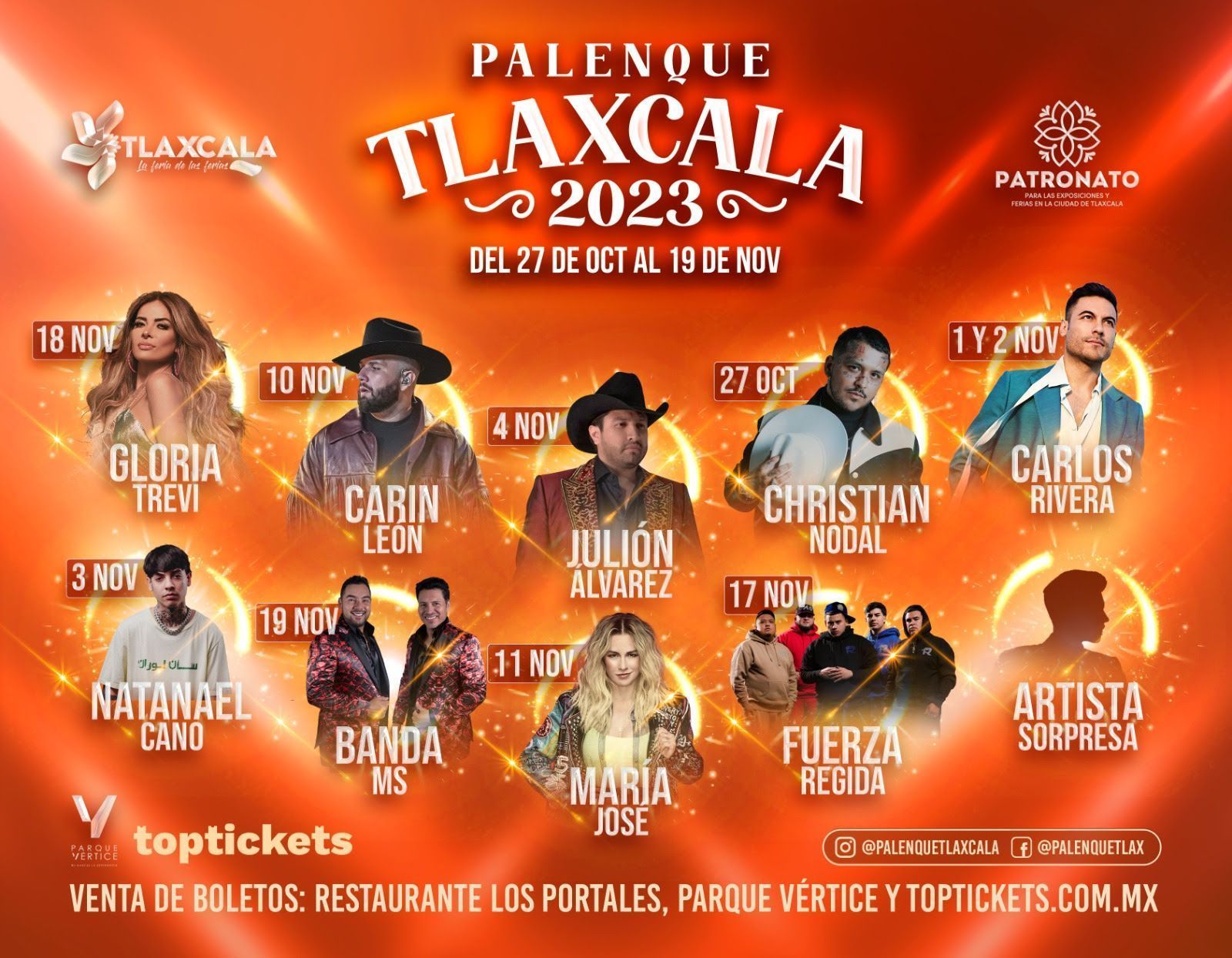 Palenque Feria Tlaxcala 2023: conoce la cartelera
