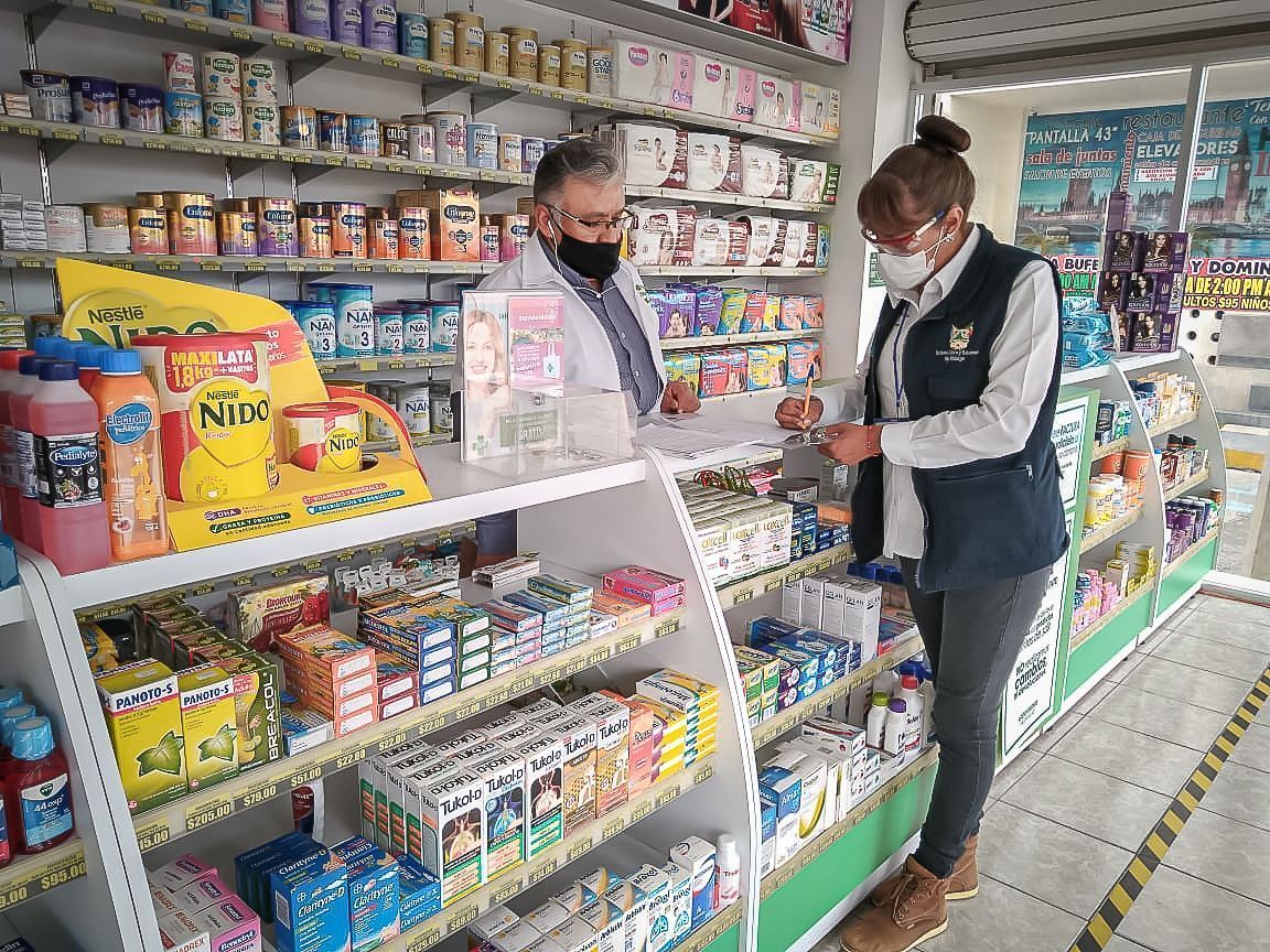 Intensifica COPRISEH control sanitario en farmacias del estado