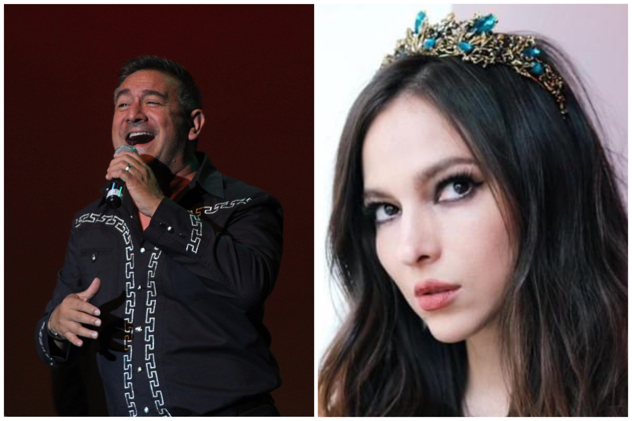 Paty Cantú y Jaime Flores en el teatro del pueblo de la Feria Pachuca 2023