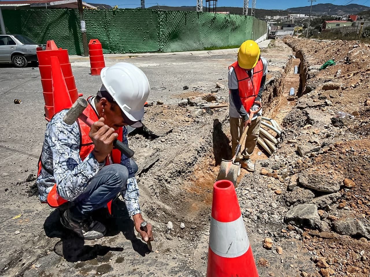Caasim inicia la sustitución de 4 líneas de distribución y conducción de agua