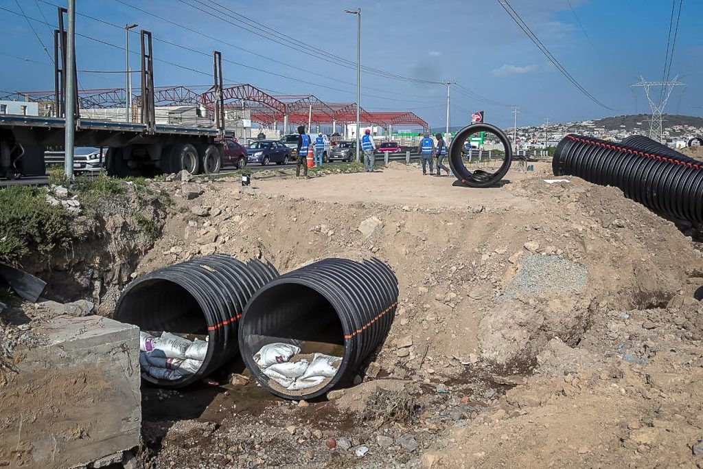 Drenes pluviales para evitar anegaciones en temporada de lluvias