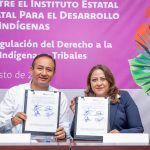 IEEH y CEDSPI coordinarán acciones a favor de pueblos originarios de Hidalgo