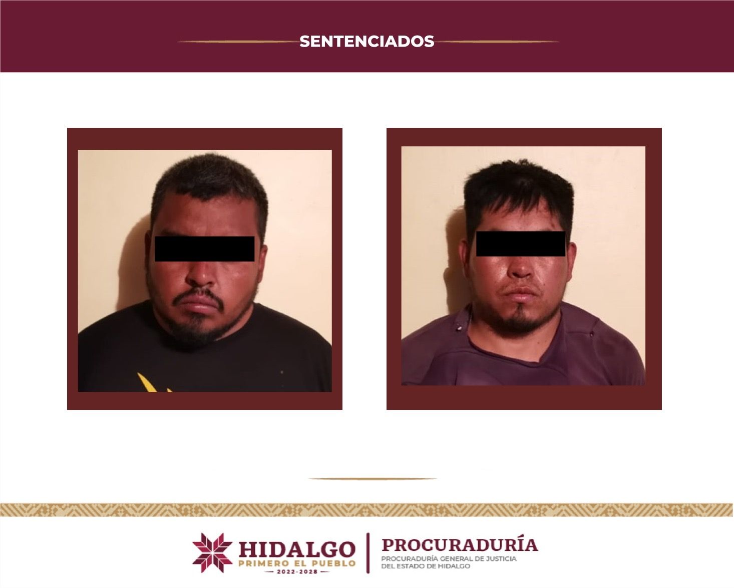 Dan 50 años de cárcel a dos personas por secuestro en Hidalgo