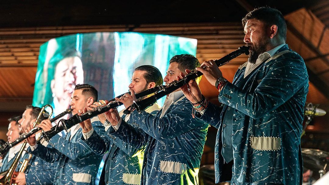 Banda El Recodo en el teatro del pueblo de la Feria Pachuca 2023