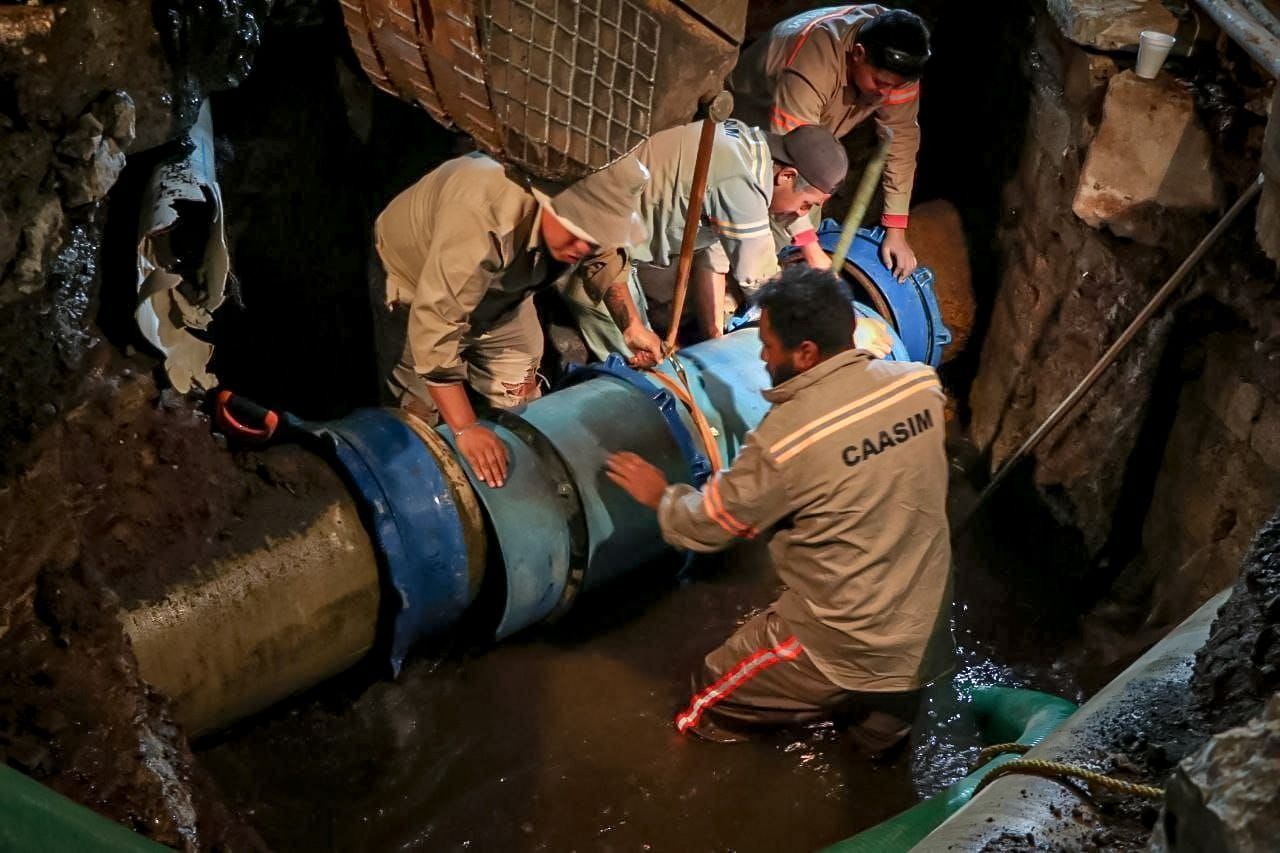 Zona oriente y parte del Centro de Pachuca, sin agua por fuga