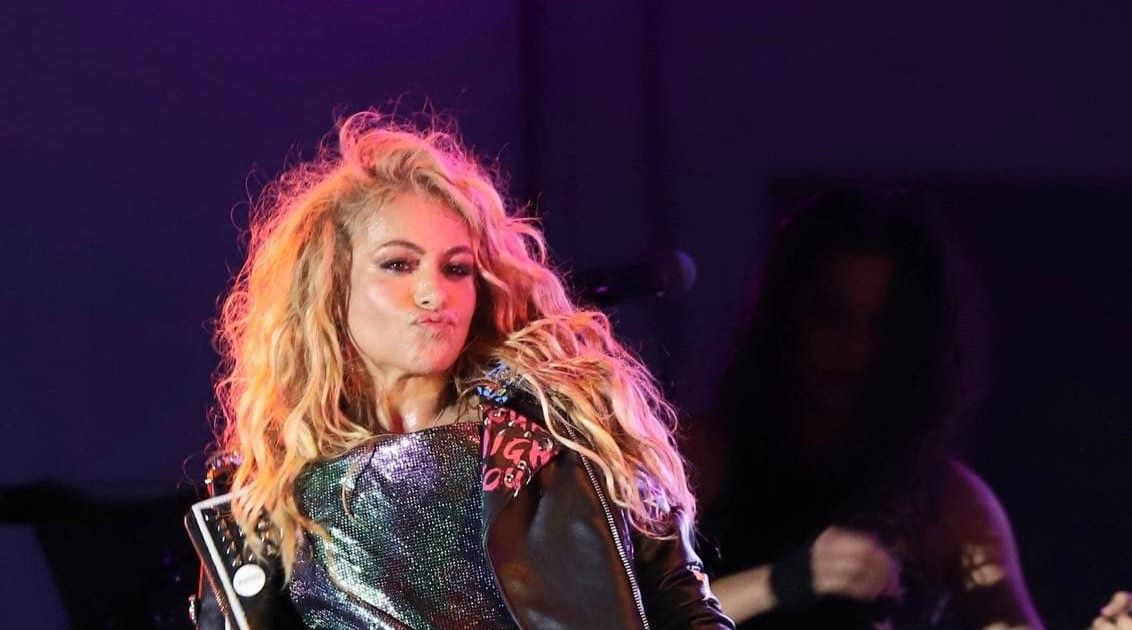 Paulina Rubio en el teatro del pueblo de la Feria Pachuca 2023