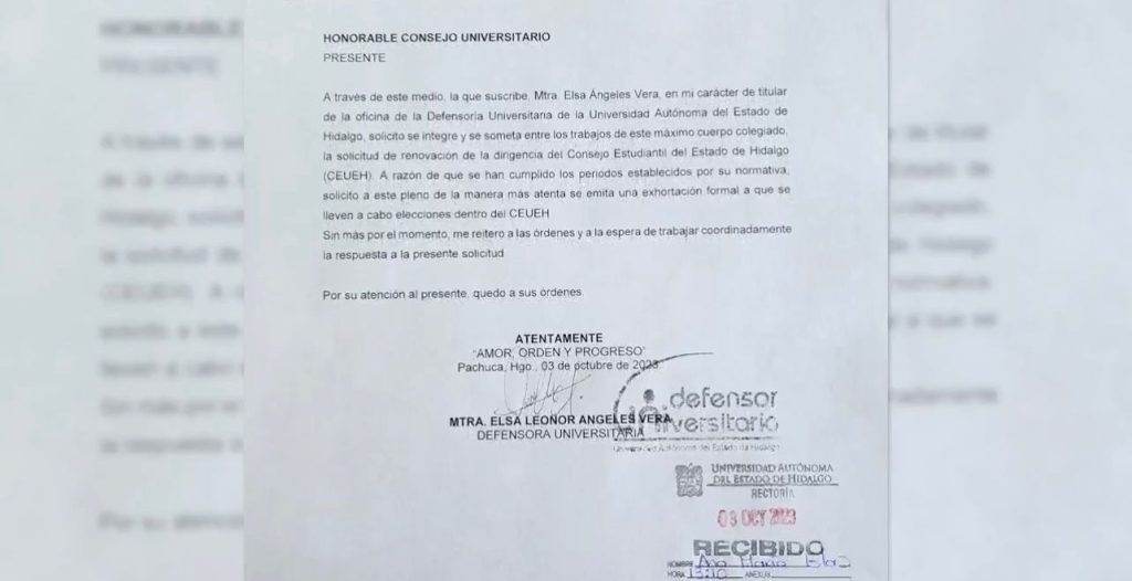 Piden renovación de Consejo Estudiantil de la UAEH