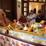 Presentan cartelera del Xantolo 2023 en Complejo Cultural Los Pinos