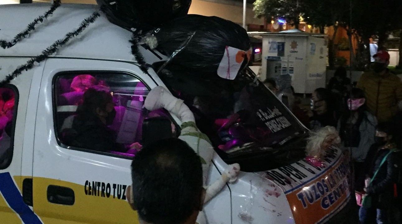 Transportistas entregarán calaverita en calles de Pachuca