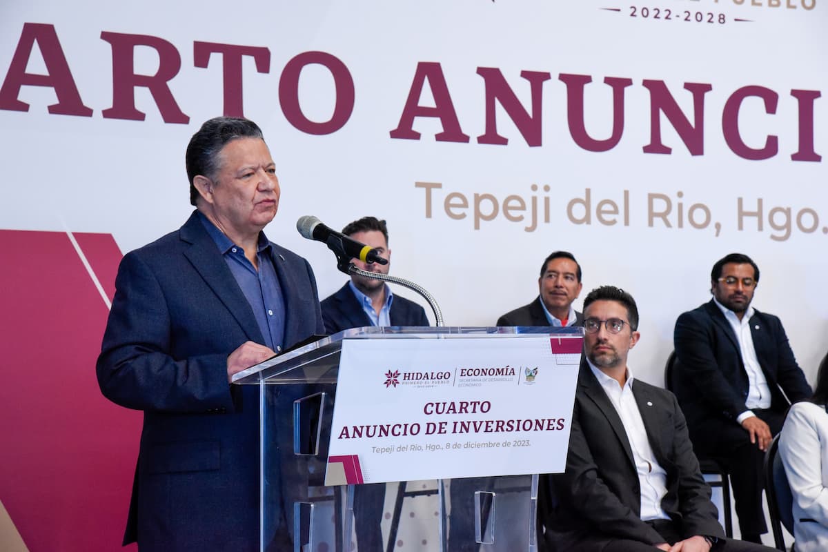 Inversión privada en Hidalgo alcanza los 67 mil 329 MDP