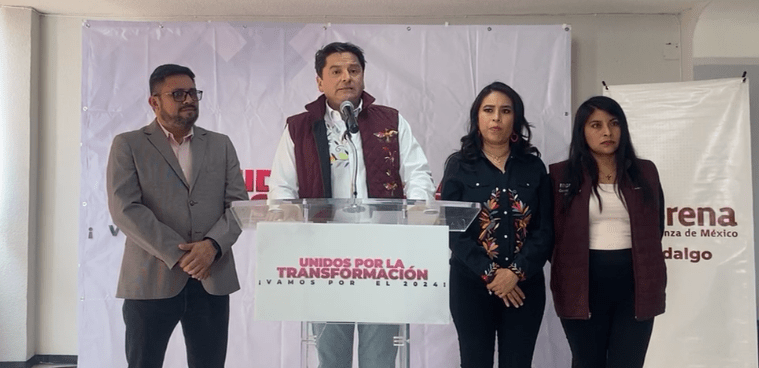 Presenta Morena Hidalgo a precandidatos al Senado; “arrasaremos”, dicen