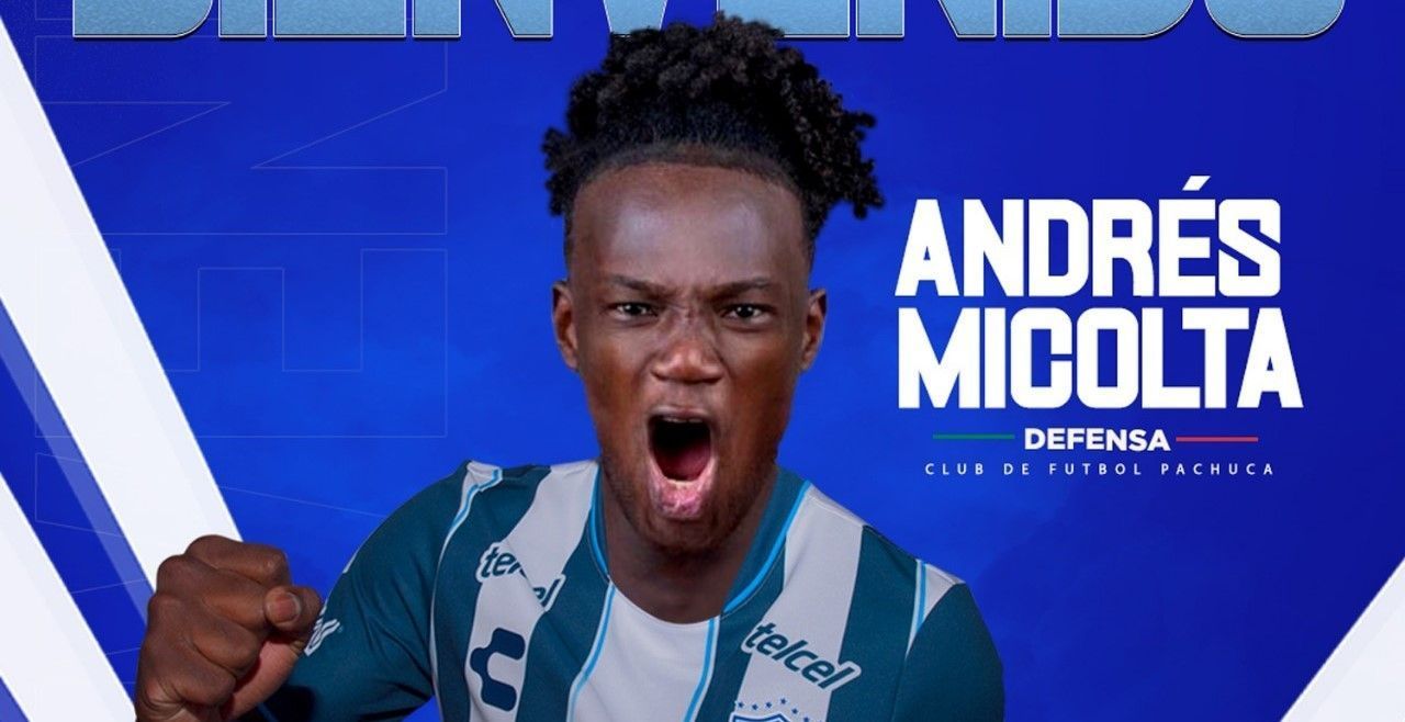 Andrés Micolta, nuevo jugador de los Tuzos del Pachuca