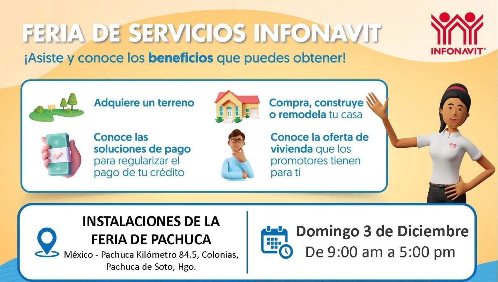 Todo listo para la Feria Infonavit en Pachuca: Canek Vázquez