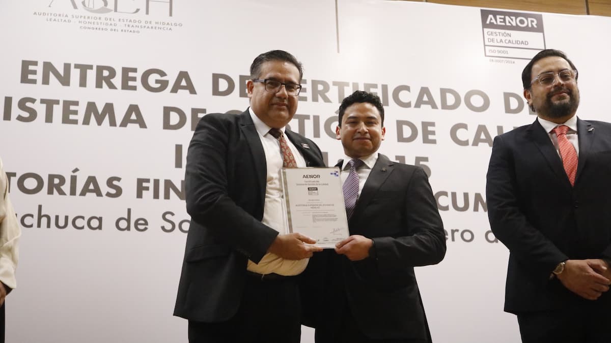 Establece Auditoría Superior del Estado de Hidalgo ruta para realizar procesos de calidad