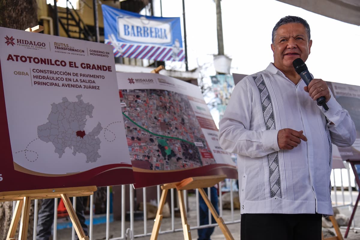 Garantiza Gobierno de Hidalgo mejores servicios públicos para Atotonilco el Grande