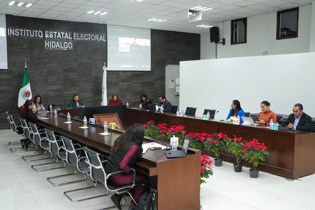 El Instituto Estatal Electoral de Hidalgo (IEEH), aprobó, durante la Primera Sesión Ordinaria del Consejo General del mes de enero