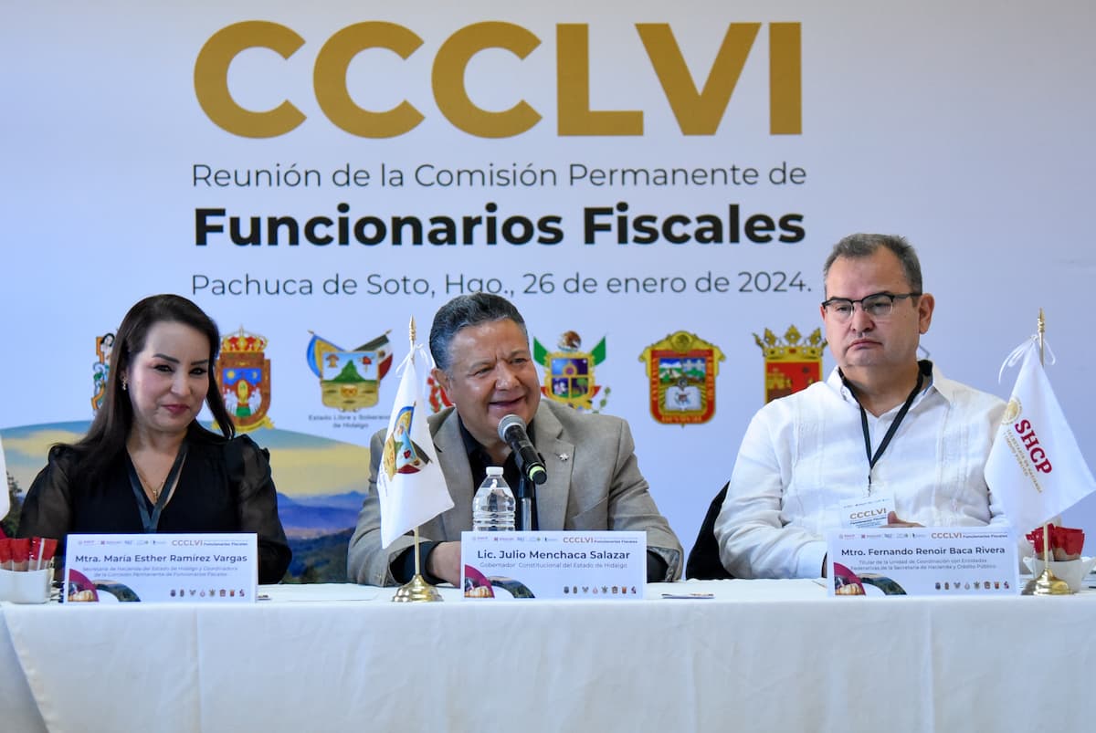 Gobierno de Hidalgo preside reunión de la Comisión Permanente de Funcionarios Fiscales