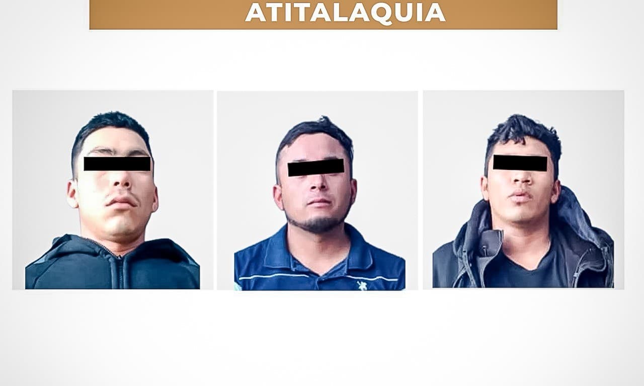Aseguran a presuntos integrantes de grupo delictivo en Atitalaquia
