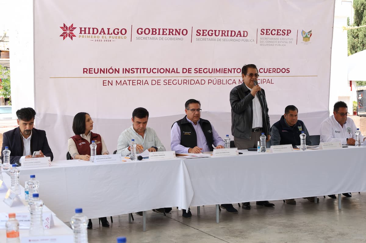 Evalúa Gabinete de Seguridad a corporaciones policiales del Altiplano 