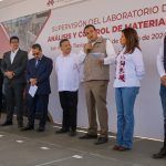 Menchaca Salazar supervisa construcción del Laboratorio de Análisis y Control de Materiales