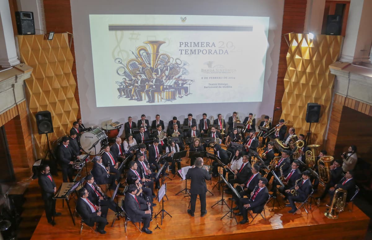 Banda Sinfónica del Estado de Hidalgo tendrá concierto de aniversario