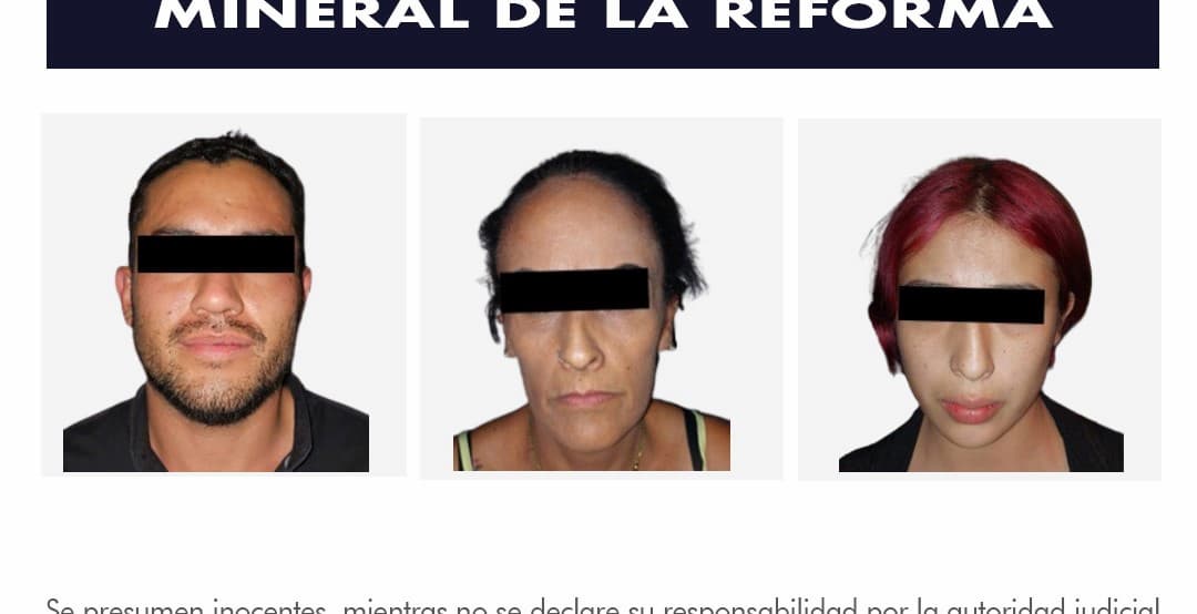 En Los Tuzos, Mineral de la Reforma, tres detenidos con narcóticos