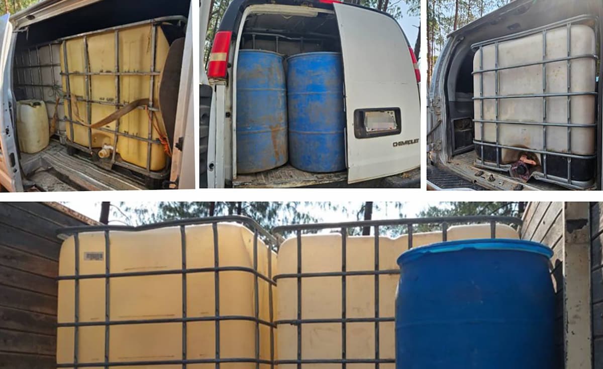 Incautó SSPH 13 camionetas relacionadas con delitos en materia de hidrocarburo, armas y sustancias ilegales