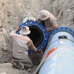 Entra en funcionamiento nueva línea de conducción de agua potable