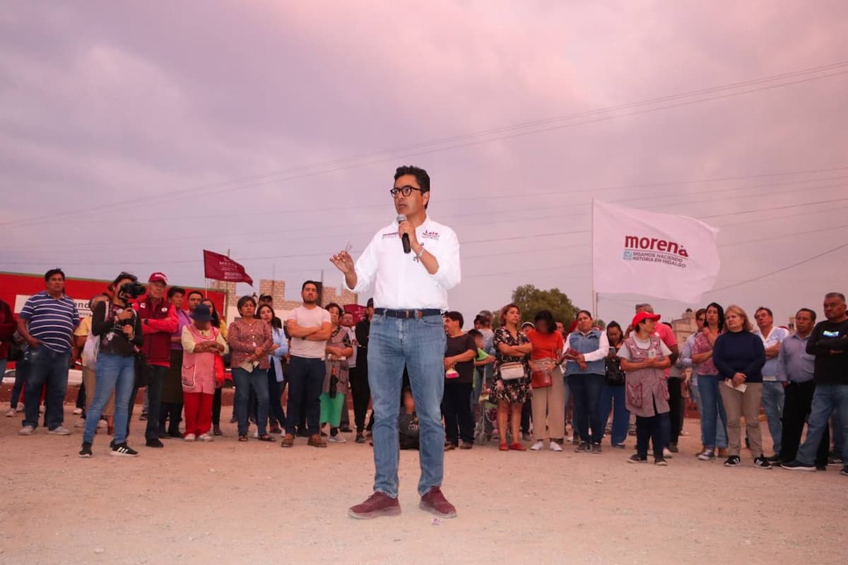 Eduardo Medécigo realiza toque de puertas en El Saucillo