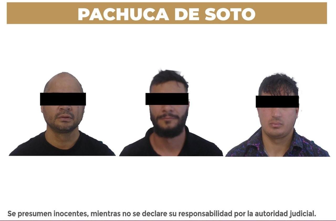 Detienen a tres venezolanos tras robo de reloj en Centro de Pachuca