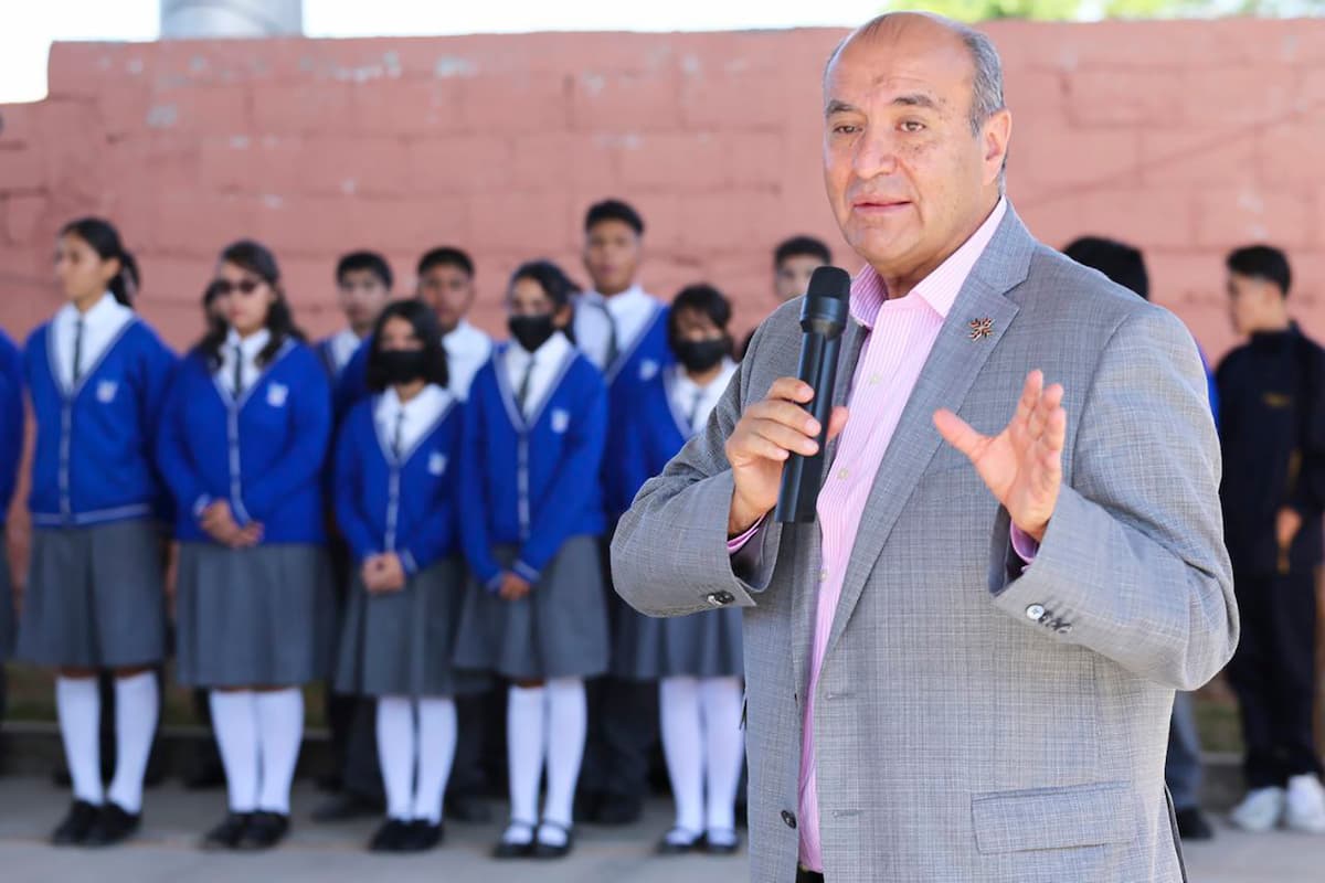 Presentación de resultados del programa La Escuela es Nuestra en la Telesecundaria 377 de Mineral de la Reforma