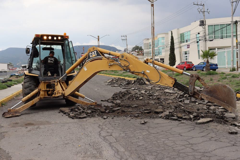 Comienzan rehabilitación asfáltica del Bulevar Panorámico de Pachuca