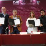 Gobierno de Hidalgo y México Unido Contra la Delincuencia signan convenio