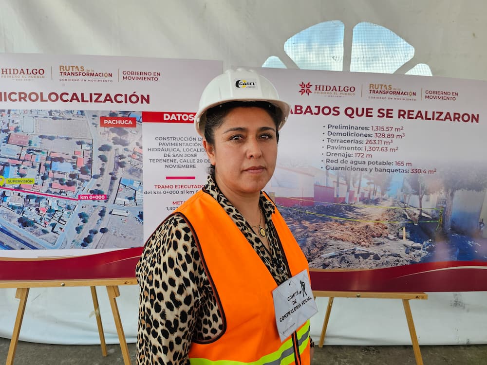 Obra de pavimentación en San José Tepenene, un beneficio para la comunidad