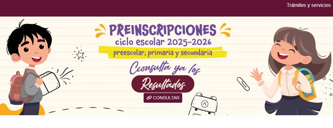 Consulta los resultados de asignación de escuelas en Hidalgo