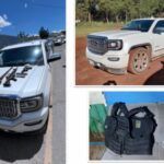 Asegura SSPH vehículos y armas en predio de Acaxochitlán